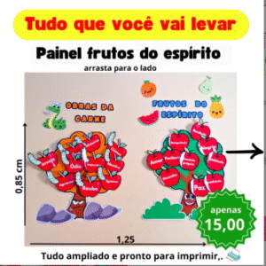 Kit Fruto do Espirito- Plano de aula