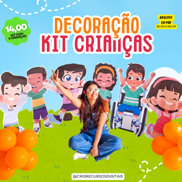 Kit- 6 Crianças de Jesus PROMOÇÃO