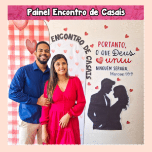 🎉 Painel Encontro de Casais Kit Digital Ampliado 💑