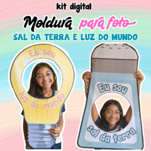MOLDURA FOTOGRÁFICA SAL DA TERRA E LUZ DO MUNDO