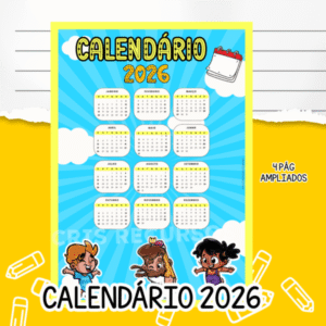 Calendário Infantil 2026